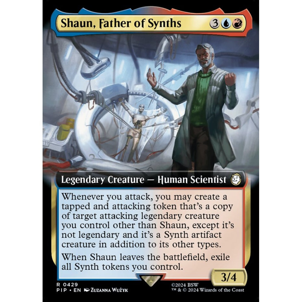 Shaun, Father of Synths rare 429 Magic the Gathering Fallout