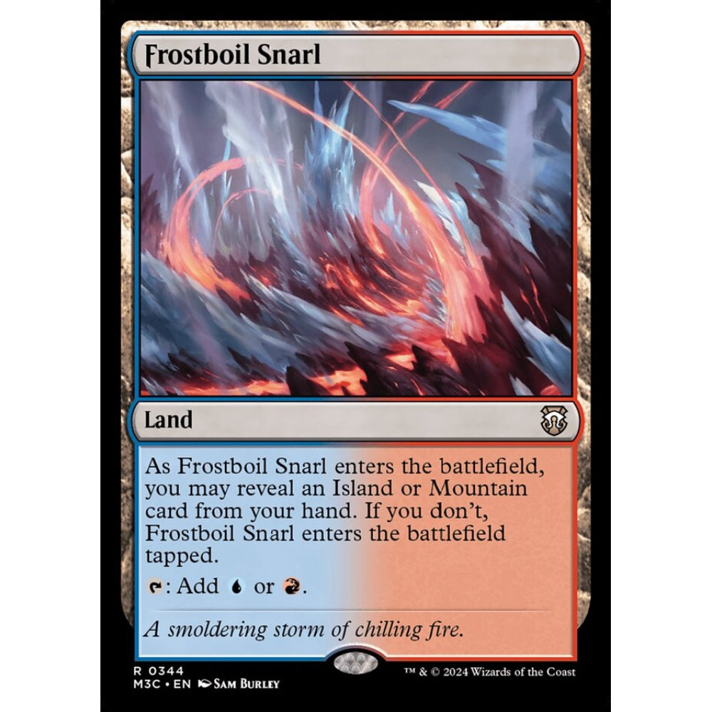 Frostboil Snarl, 344, rare, Magic: The Gathering, Modern Horizons 3