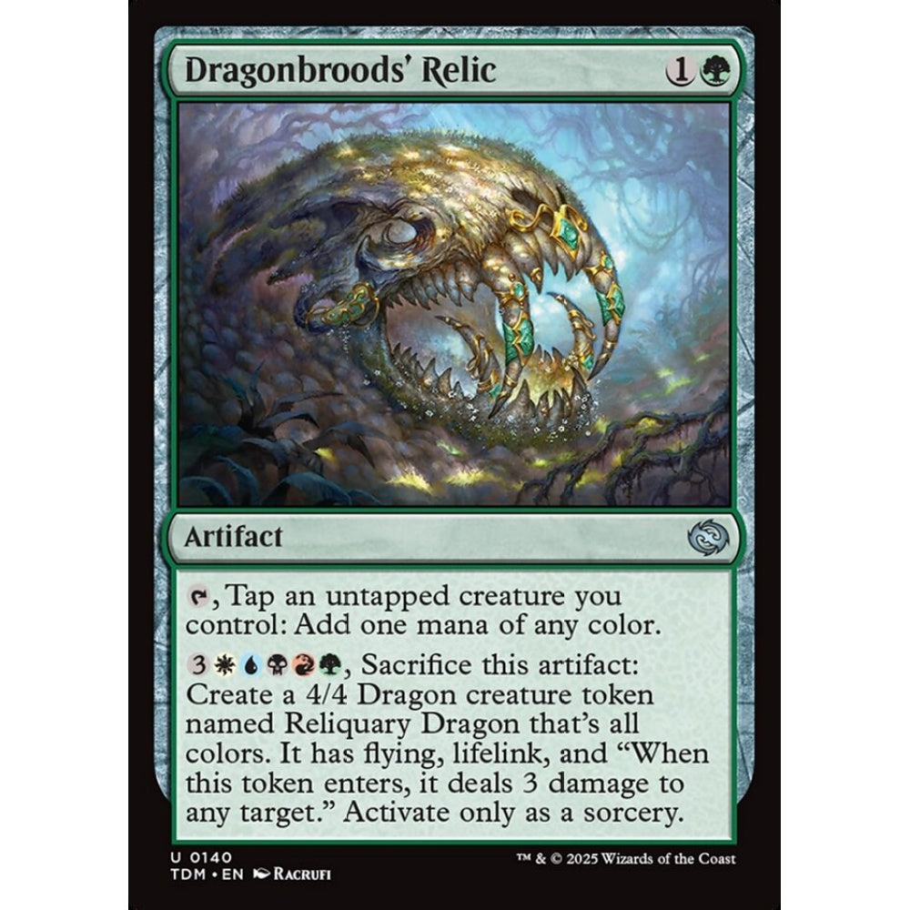 Dragonbroods' Relic uncommon 140 Magic the Gathering Tarkir: Dragonstorm