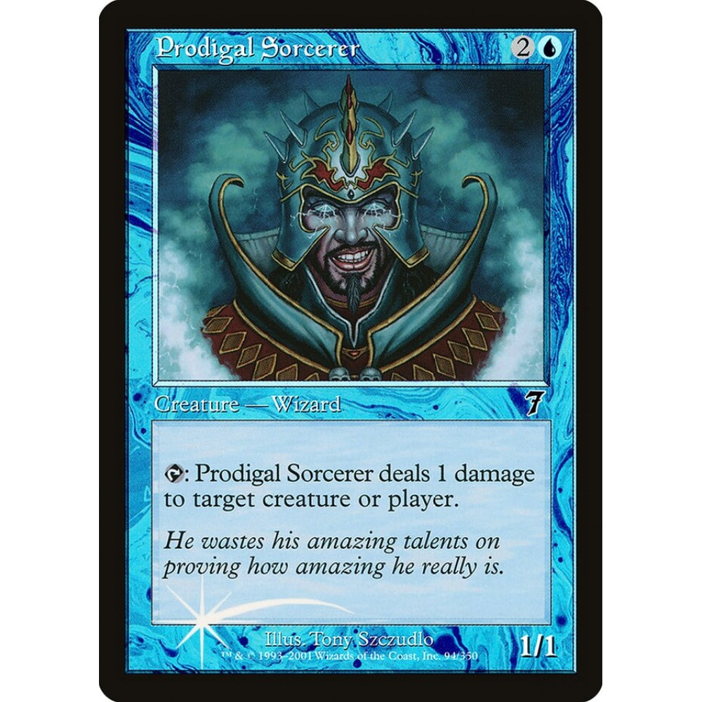 Prodigal Sorcerer common 94★ Magic the Gathering Seventh Edition
