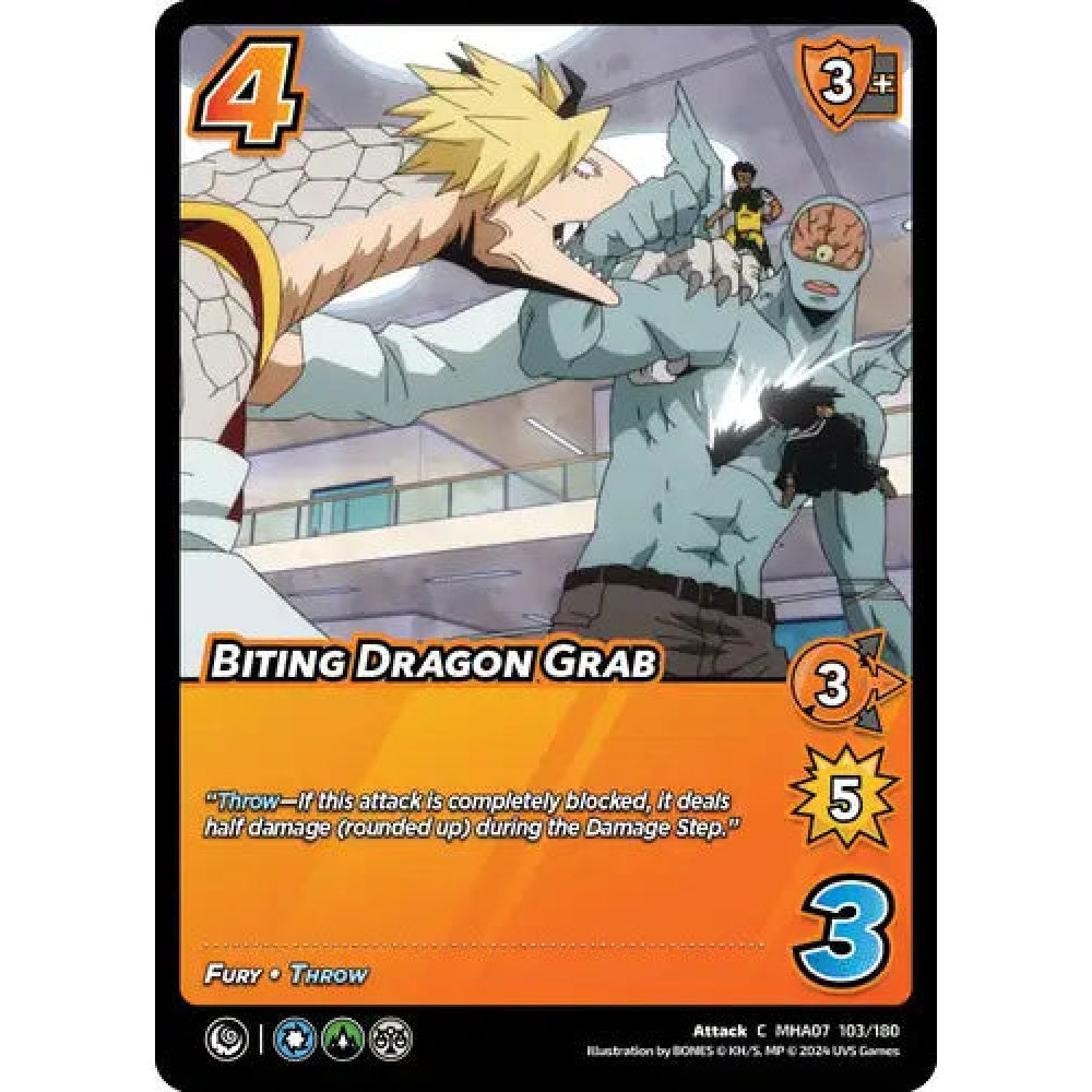 Biting Dragon Grab, 103/180, C, UniVersus, MHA07 Girl Power