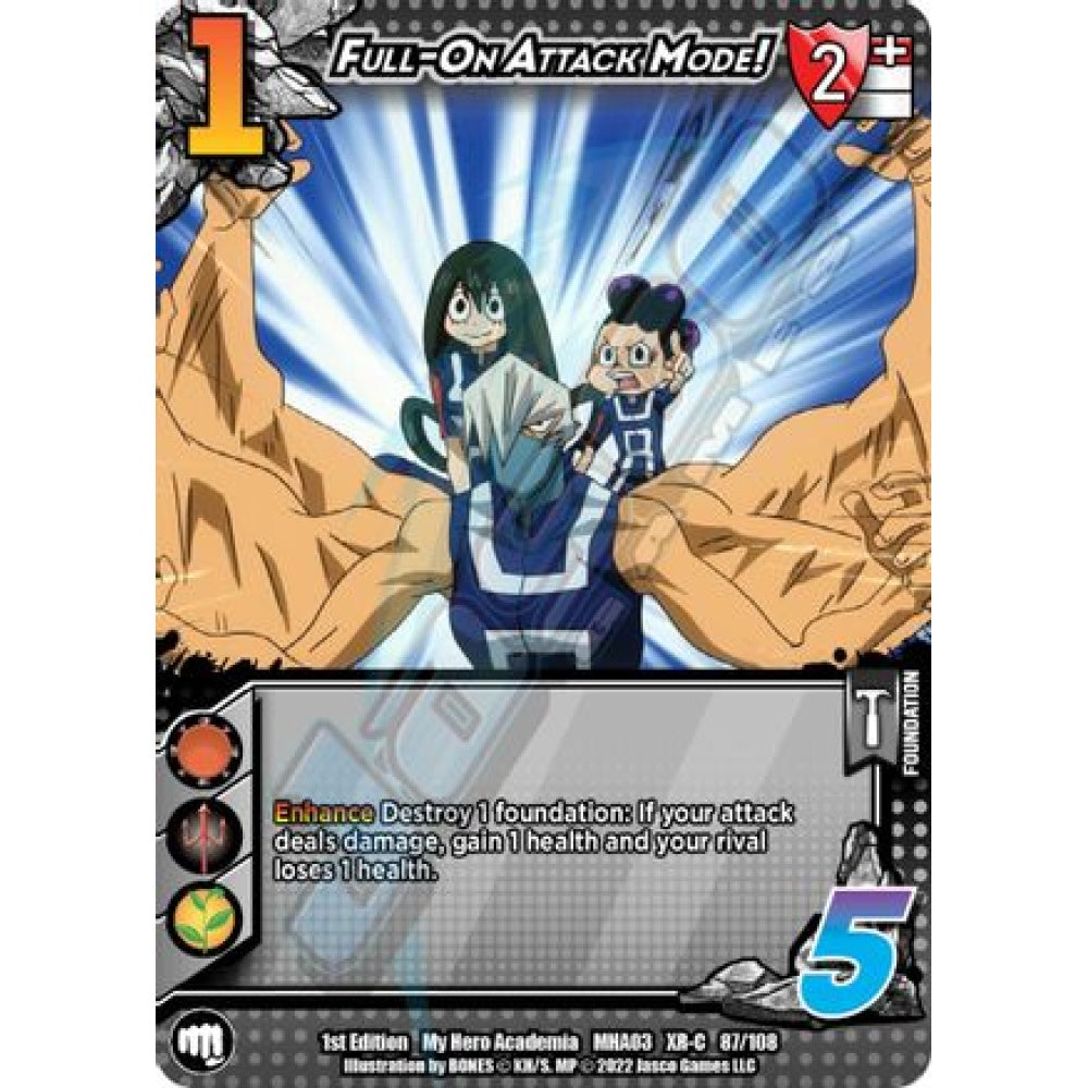 Full-On Attack Mode!, 87/108, XR-C, UniVersus, MHA03 Heroes Clash
