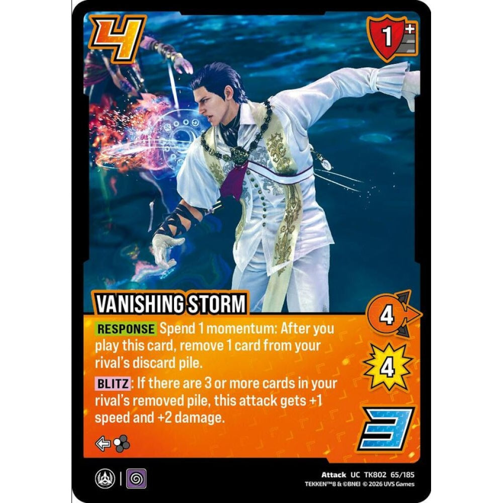 Vanishing Storm 65/185 TK802 Universus Tekken 8 Attack UC