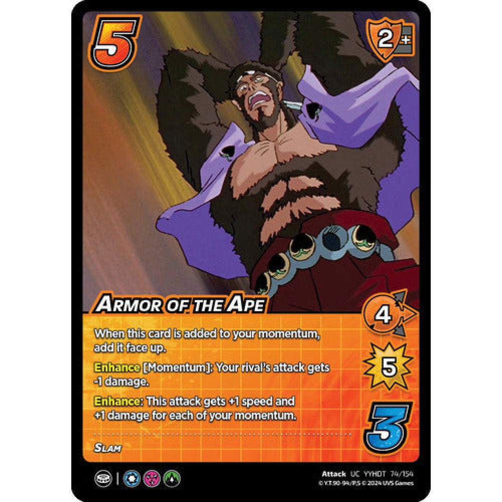 Armor of the Ape, 74/154, UC, UniVersus, Yu Yu Hakusho: Dark Tournament