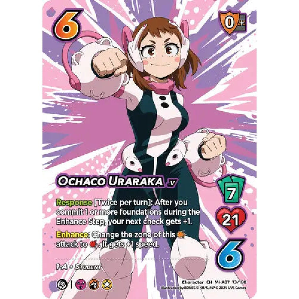 Ochaco Uraraka, 73/180, CH, UniVersus, MHA07 Girl Power