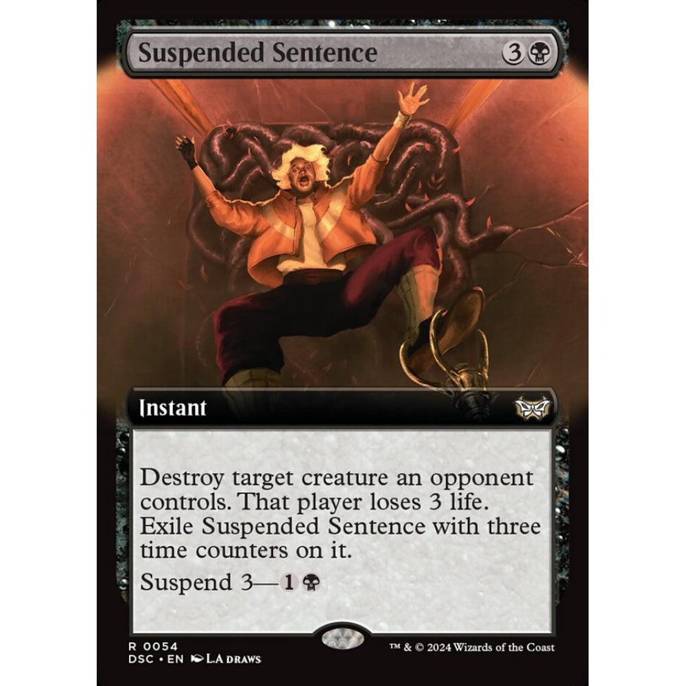Suspended Sentence, 54, rare, Magic: The Gathering, Duskmourn: House of Horror Commander