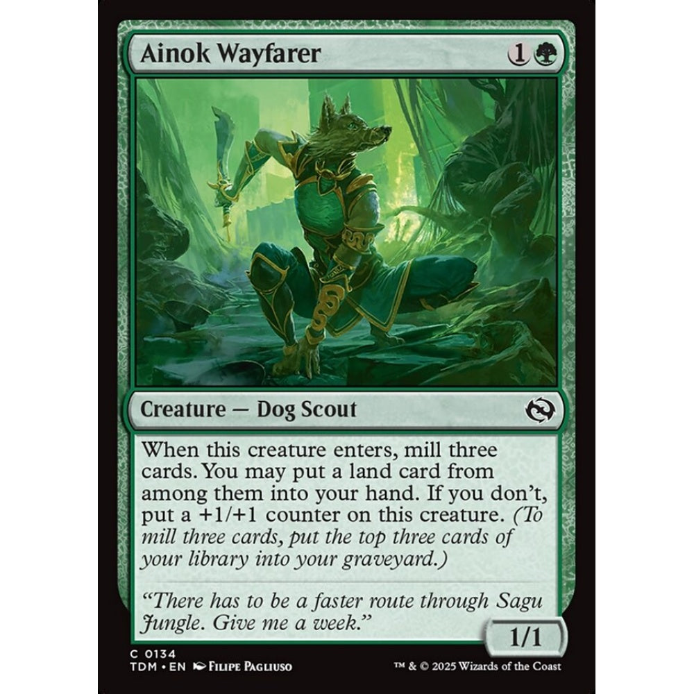 Ainok Wayfarer common 134 Magic the Gathering Tarkir: Dragonstorm