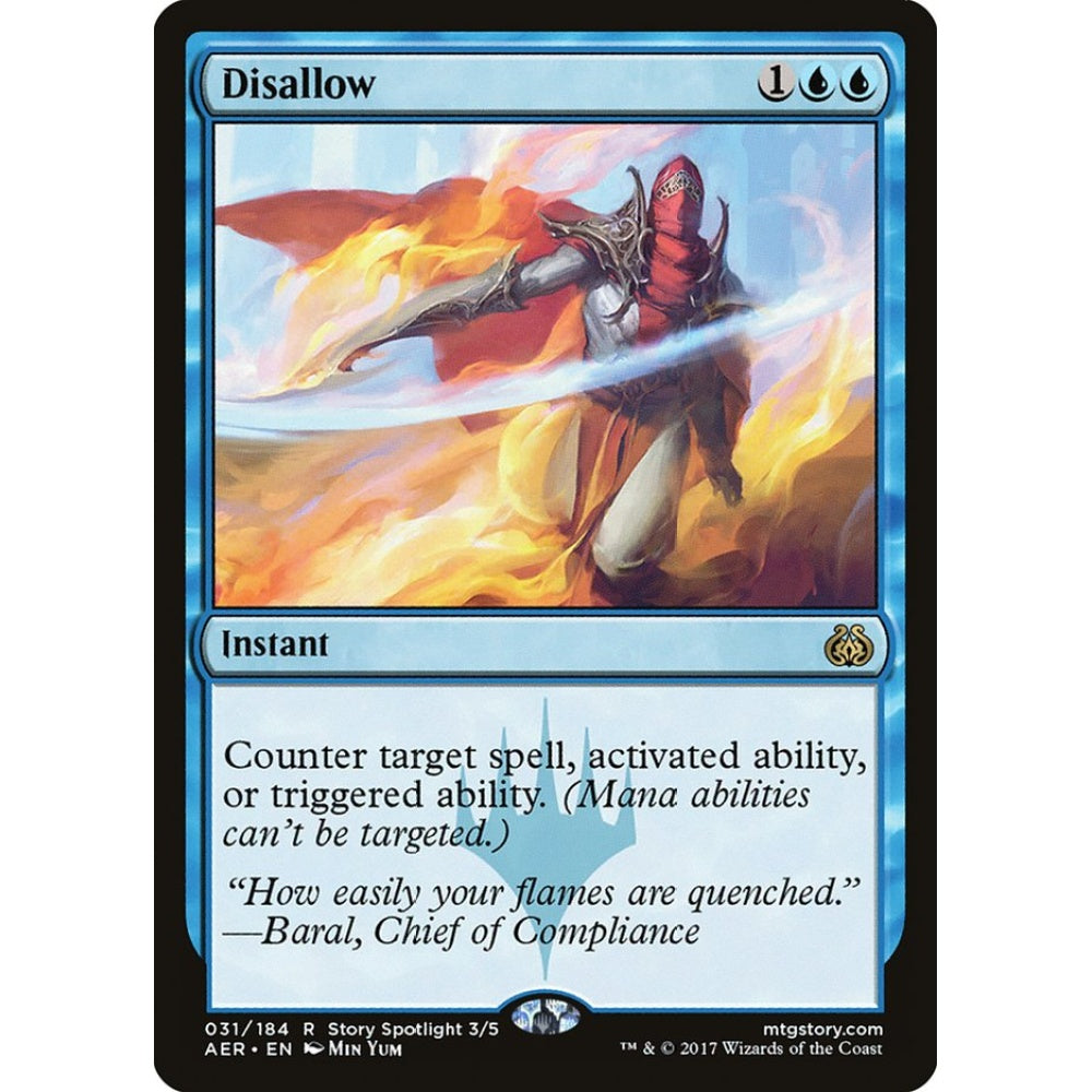Disallow rare 31 Magic the Gathering Aether Revolt