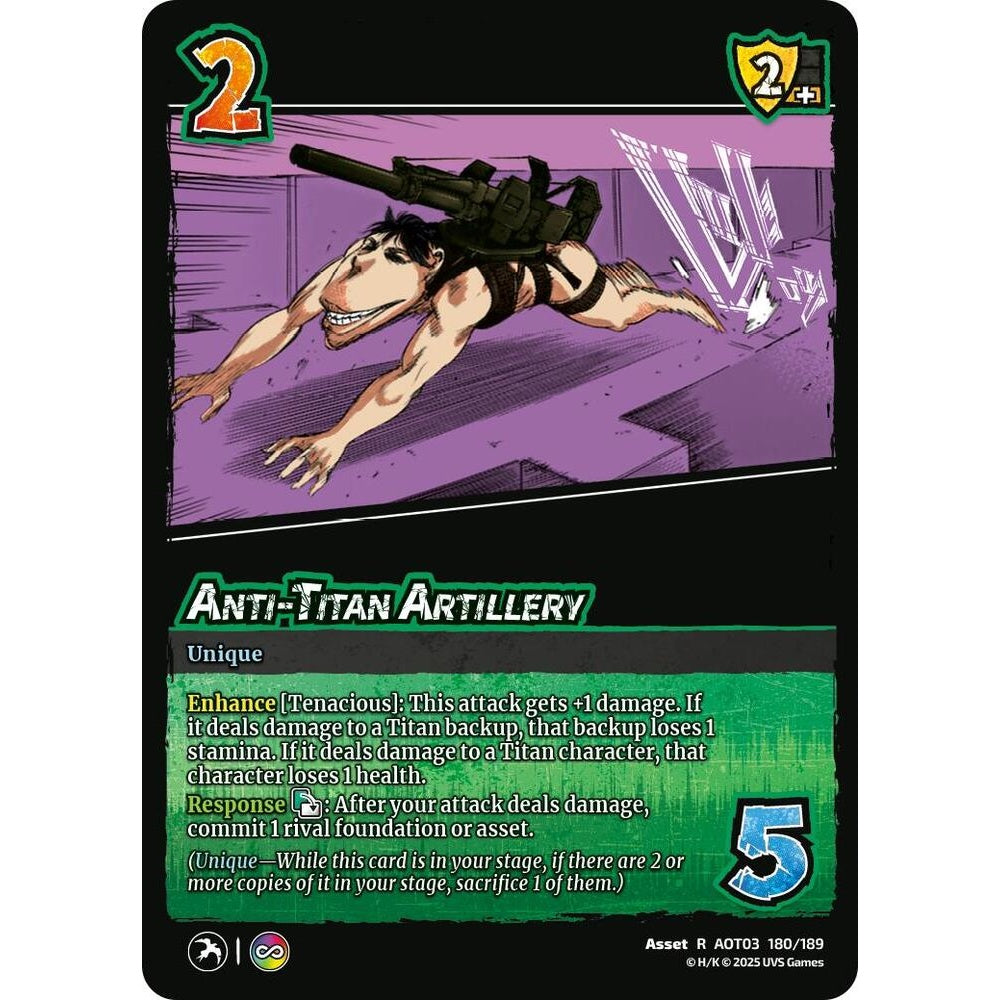 Anti-Titan Artillery 180/189 AOT03 Universus Attack on Titan: Apocalypse Asset R