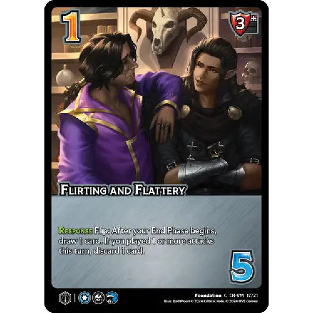 Flirting and Flattery, 17/21, C, UniVersus, Critical Role Vox Machina & Mighty Nein