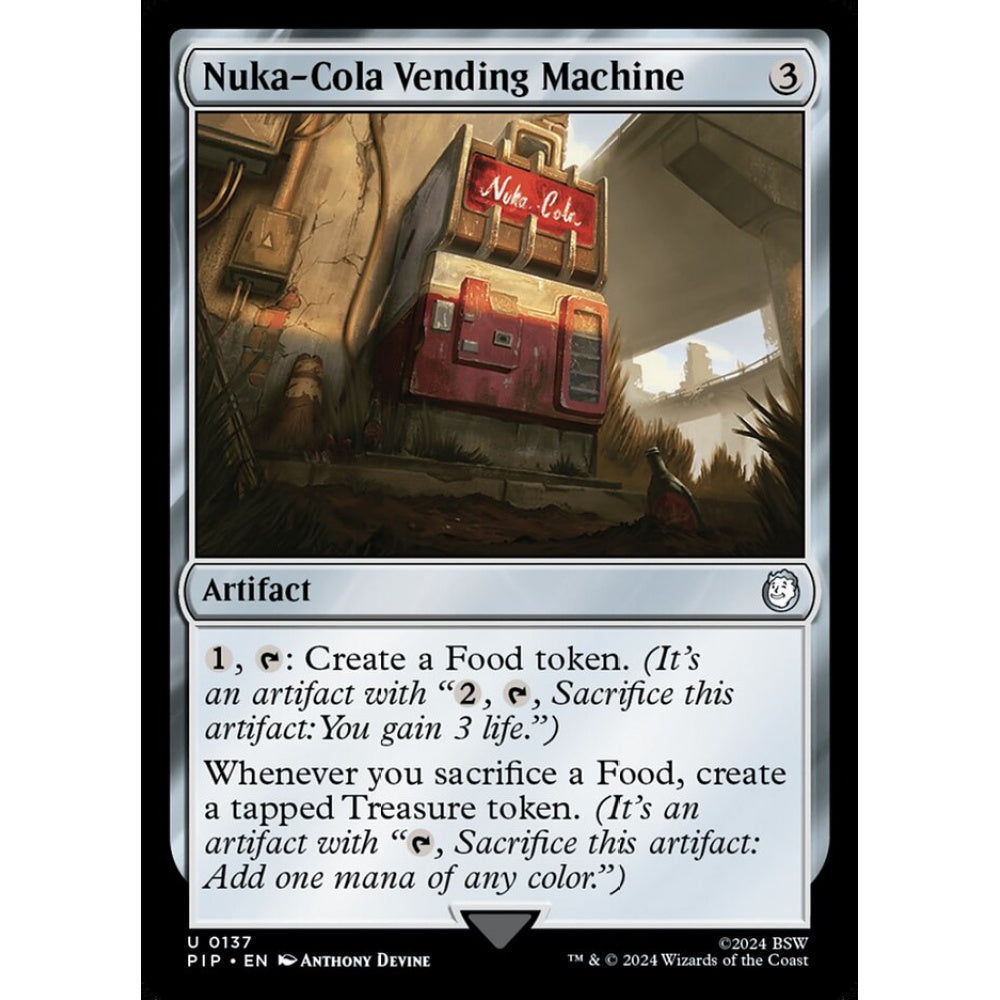 Nuka-Cola Vending Machine uncommon 137 Magic the Gathering Fallout