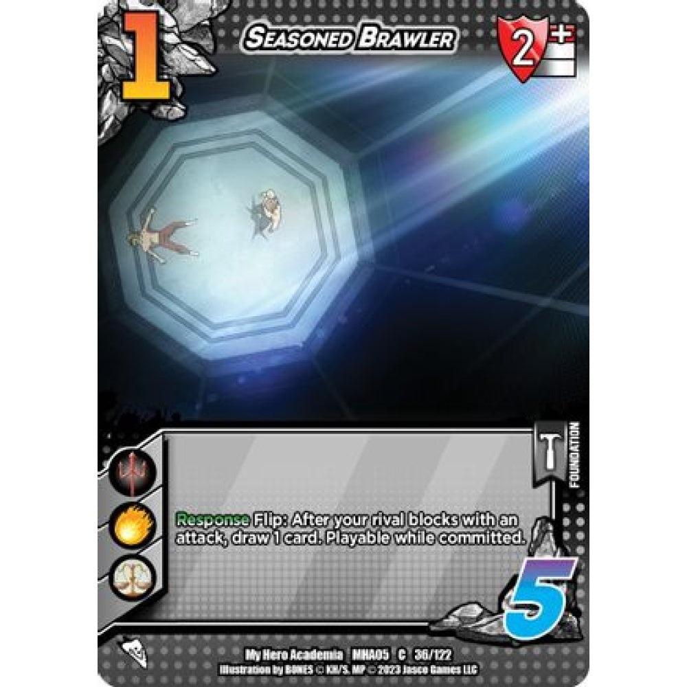 Seasoned Brawler, 36/122, C, UniVersus, MHA05 Undaunted Raid