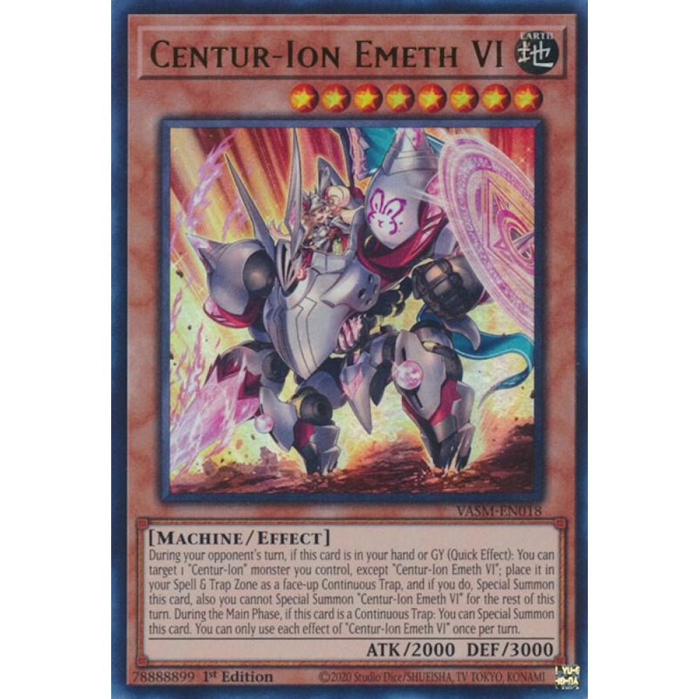 Centur-Ion Emeth VI VASM-EN018 Ultra Yu-Gi-Oh Valiant Smashers