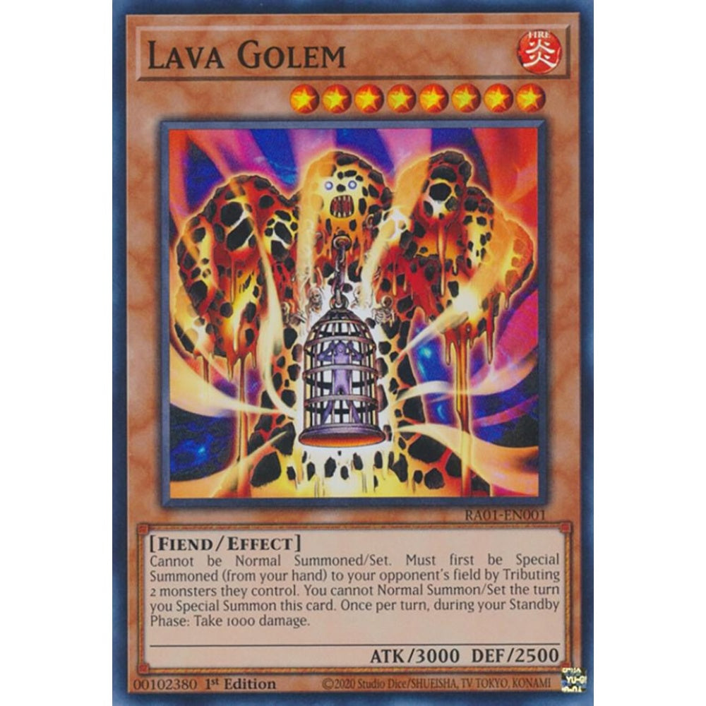 Lava Golem RA01-EN001 Super Yu-Gi-Oh 25th Anniversary Rarity Collection