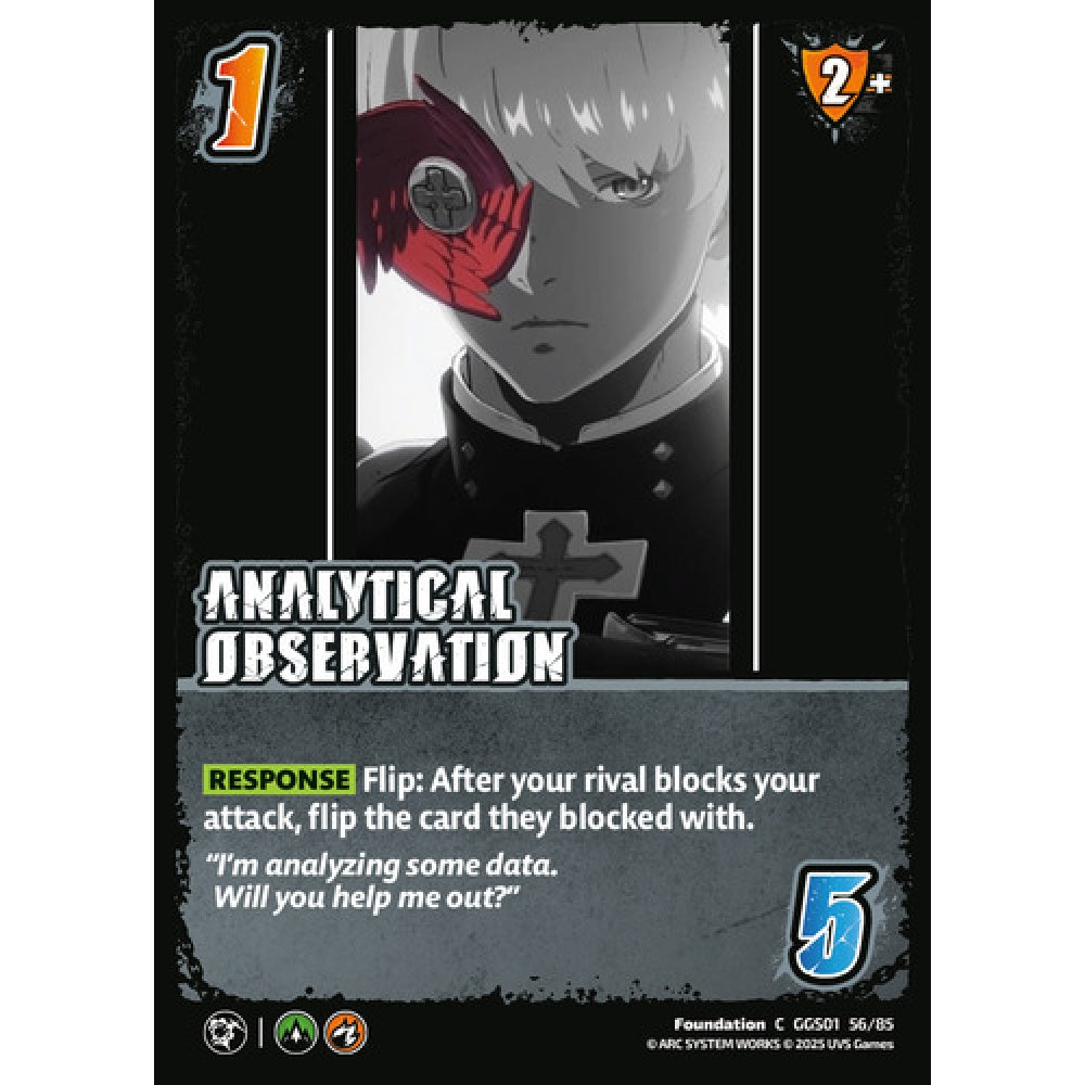 Analytical Observation 56/85 Universus Card Game Guilty Gear -Strive- C Non-Foil