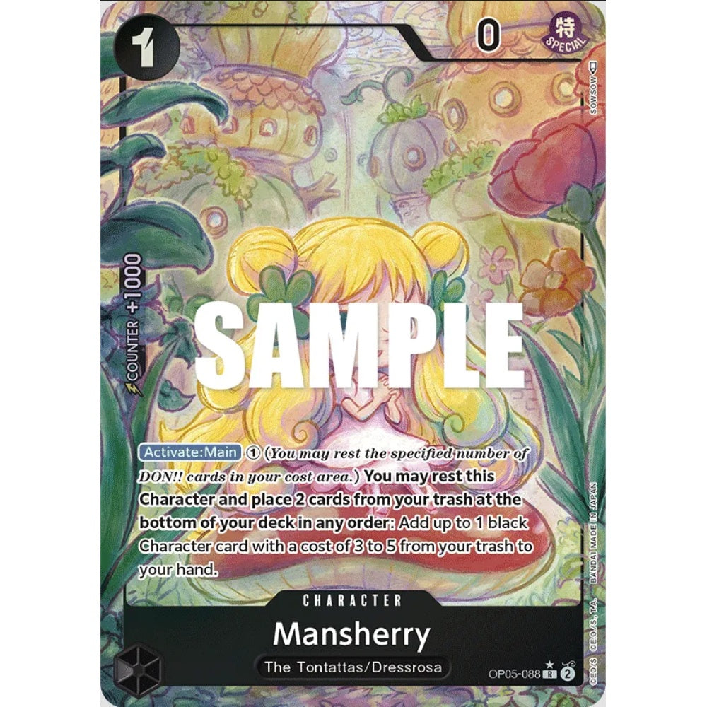 Mansherry, OP05-088, Alternate Art, One Piece, Awakening of the New Era