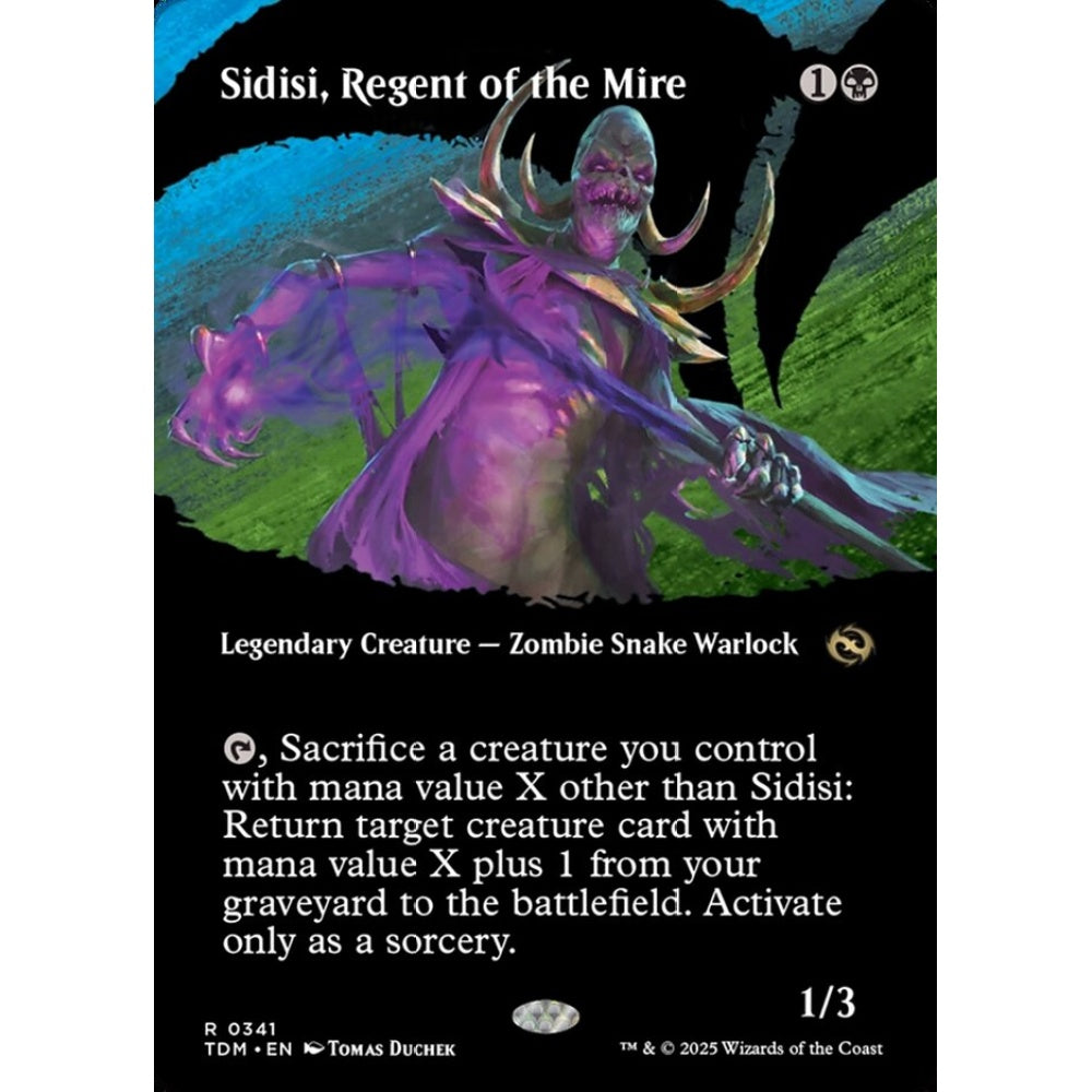 Sidisi, Regent of the Mire rare 341 Magic the Gathering Tarkir: Dragonstorm