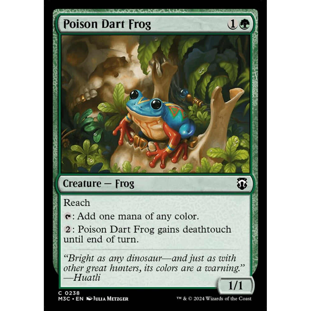 Poison Dart Frog, 238, common, Magic: The Gathering, Modern Horizons 3