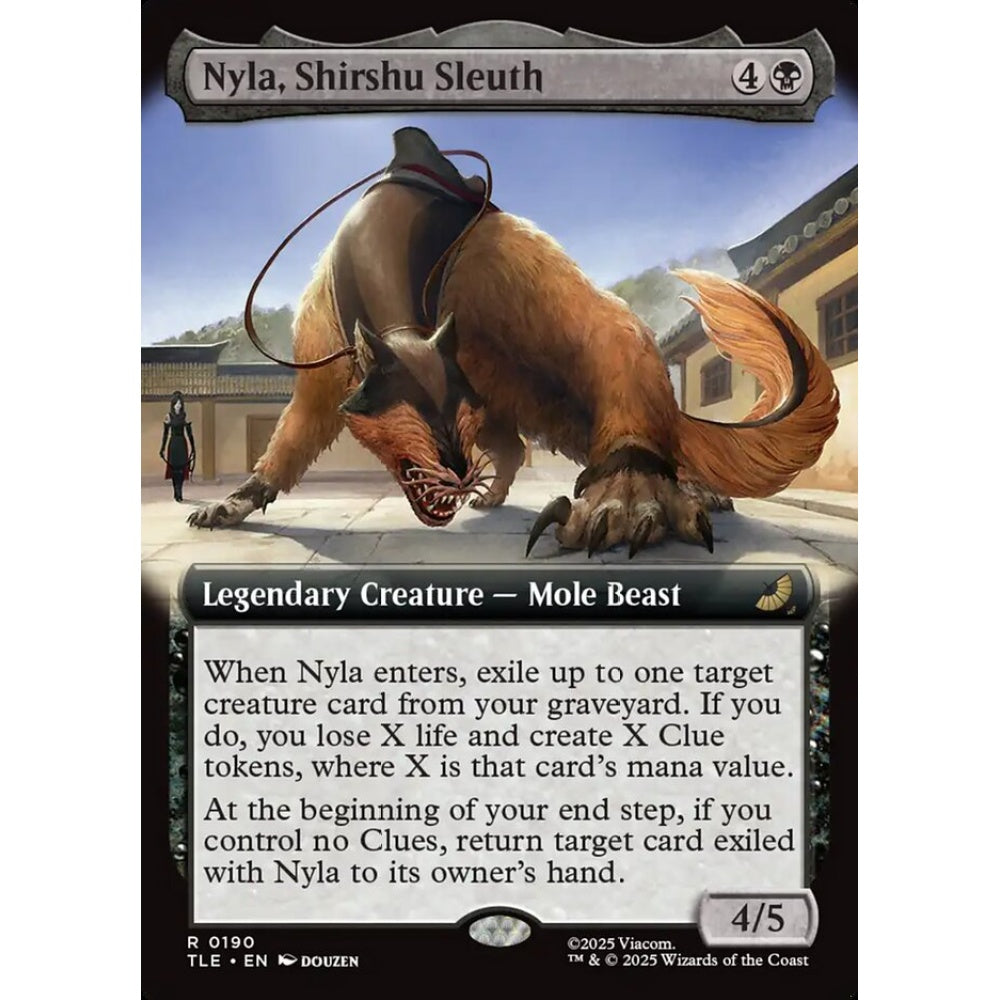 Nyla, Shirshu Sleuth rare 190 Magic the Gathering Avatar: The Last Airbender Eternal