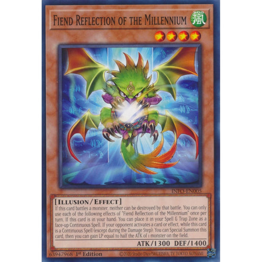 Fiend Reflection of the Millennium INFO-EN005 Common Common Yu-Gi-Oh The Infinite Forbidden in Art