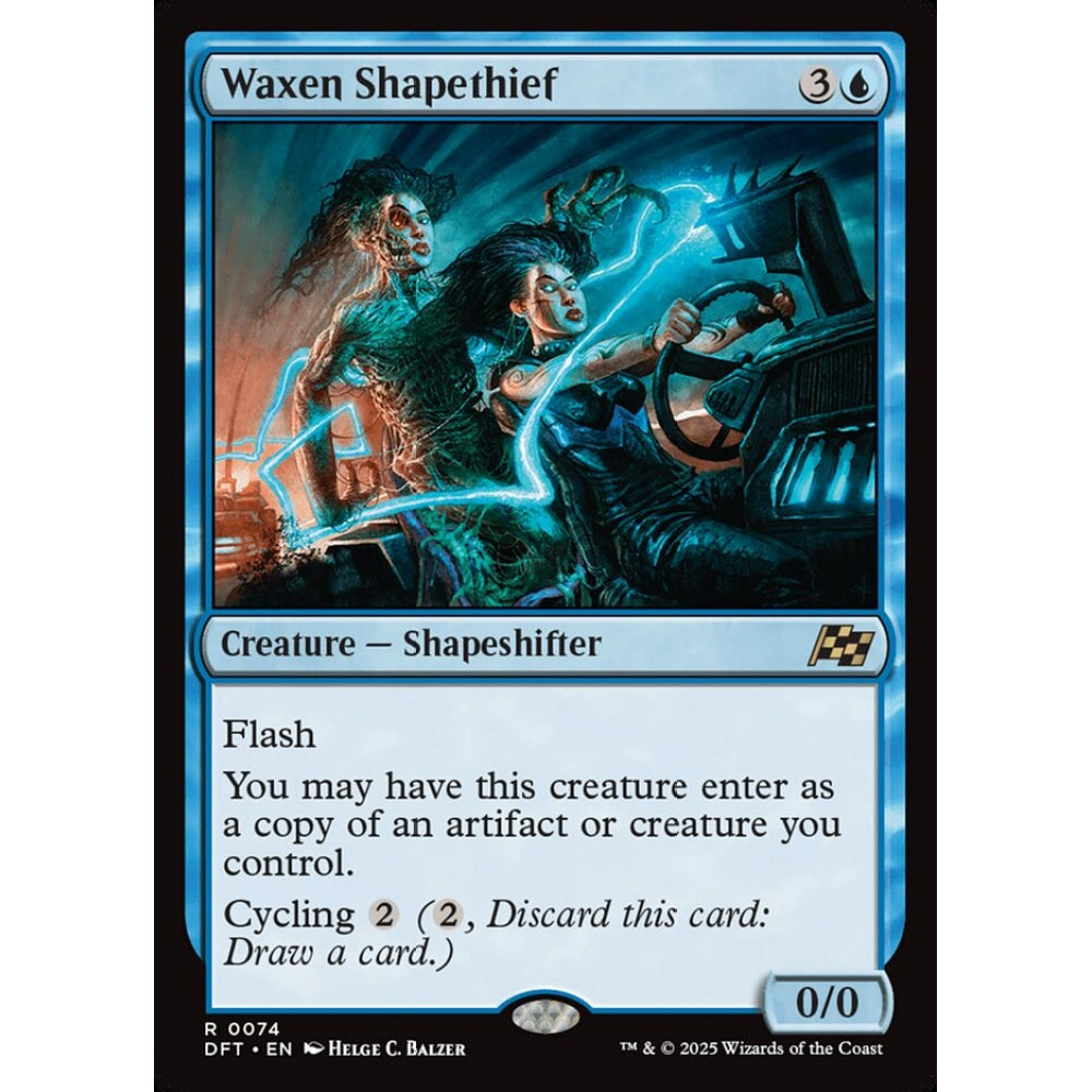 Waxen Shapethief, 74, rare, Magic: The Gathering, Aetherdrift