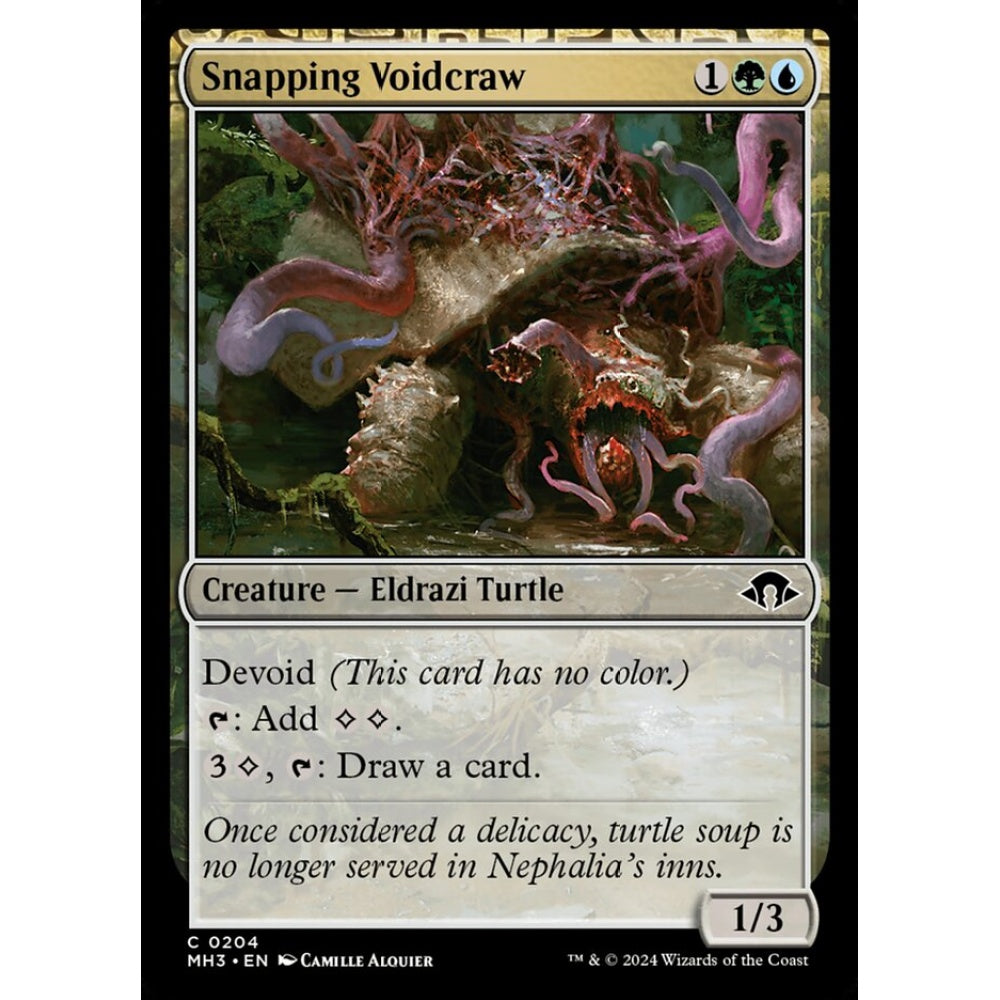 Snapping Voidcraw, 204, common, Magic: The Gathering, Modern Horizons 3