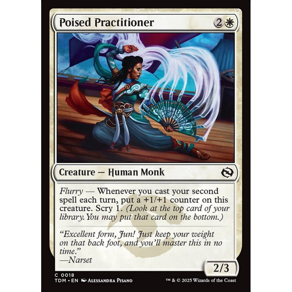 Poised Practitioner common 18 Magic the Gathering Tarkir: Dragonstorm