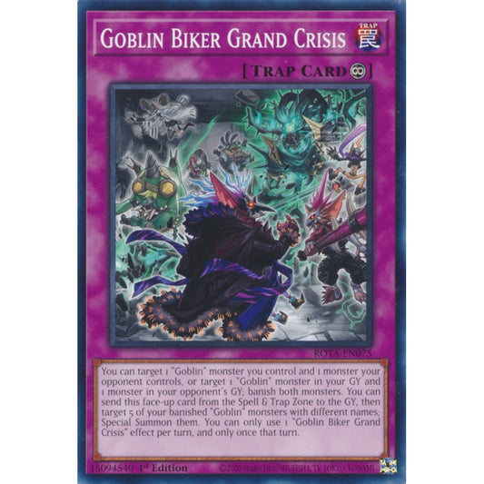 Goblin Biker Grand Crisis ROTA-EN075 Common Common Yu-Gi-Oh Rage of the Abyss in Art