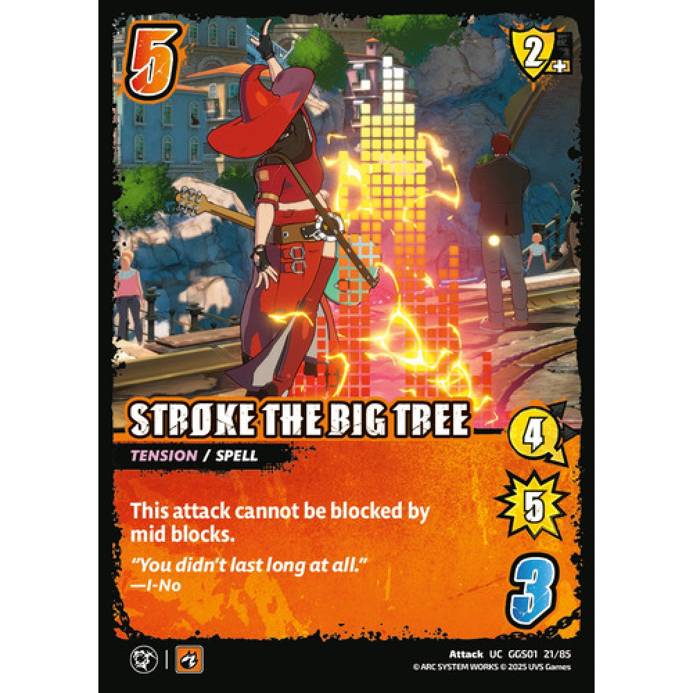 Stroke the Big Tree 21/85 Universus Card Game Guilty Gear -Strive- UC Non-Foil