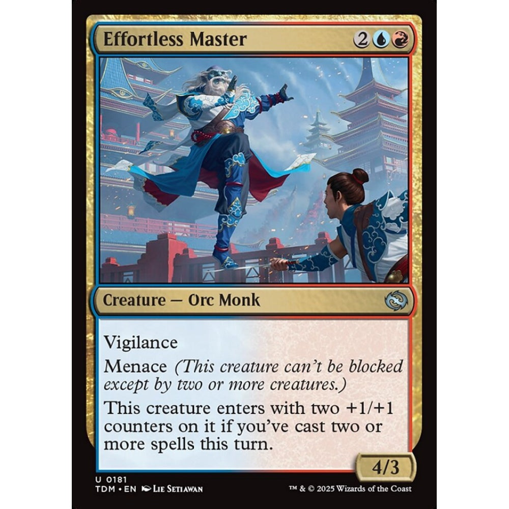 Effortless Master uncommon 181 Magic the Gathering Tarkir: Dragonstorm