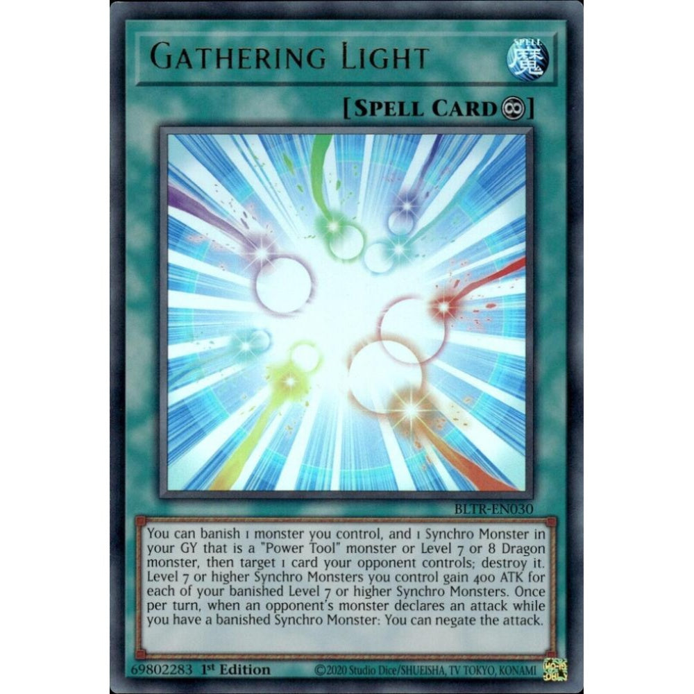 Gathering Light BLTR-EN030 Ultra Yu-Gi-Oh Battles of Legend: Terminal Revenge