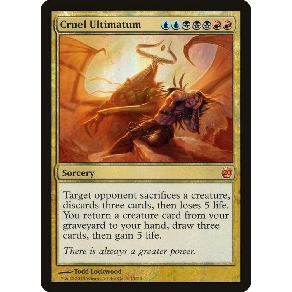 Cruel Ultimatum mythic 17 Magic the Gathering From the Vault: Twenty
