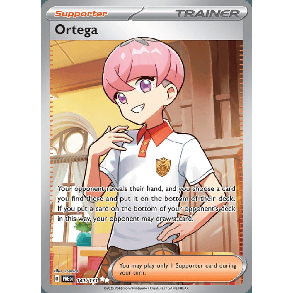 Ortega Full Art 141/131 Pokemon Card Game Prismatic Evolutions