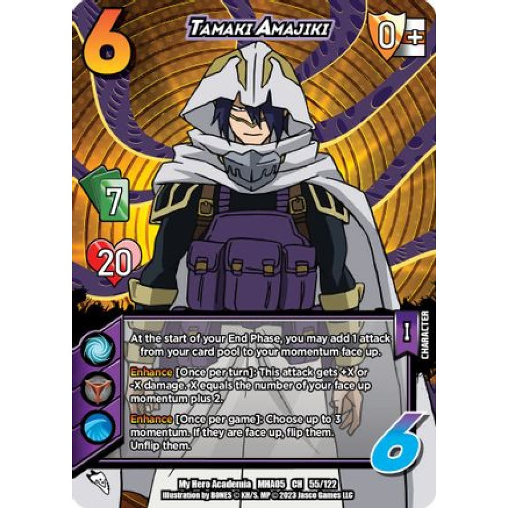 Tamaki Amajiki, 55/122, CH, UniVersus, MHA05 Undaunted Raid