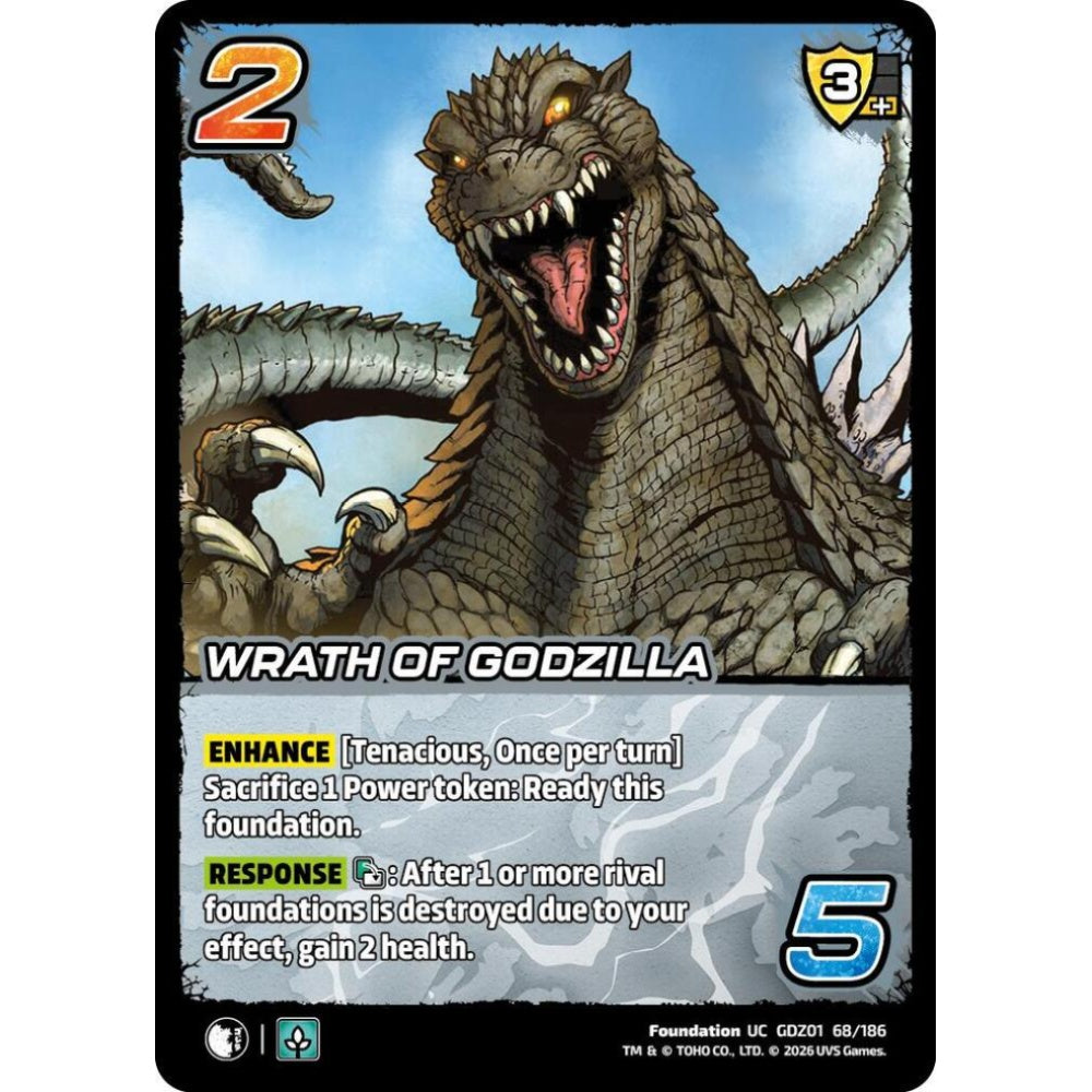 Wrath of Godzilla GDZ01 68/186 GDZ01 Universus Godzilla: Reign of Kaiju Foundation UC