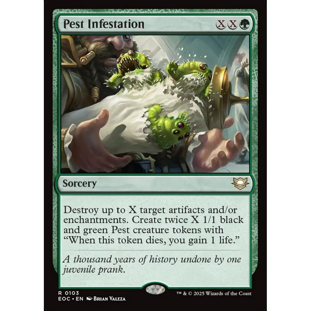 Pest Infestation rare 103 Magic the Gathering Edge of Eternities Commander