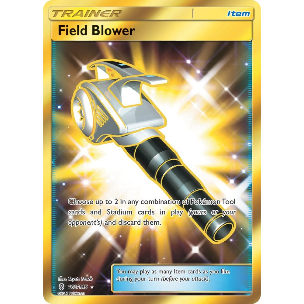 Field Blower Rare Secret 163/145 Pokemon Card Game Guardians Rising