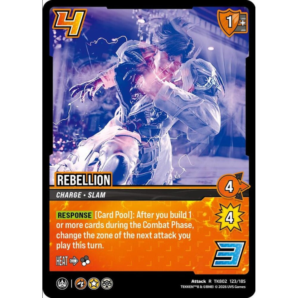 Rebellion 123/185 TK802 Universus Tekken 8 Attack R