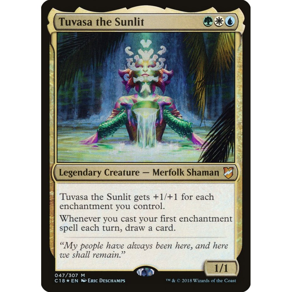 Tuvasa the Sunlit mythic 47 Magic the Gathering Commander 2018