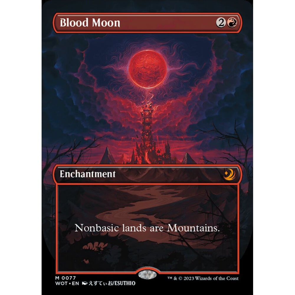 Blood Moon mythic 77 Magic the Gathering Wilds of Eldraine: Enchanting Tales