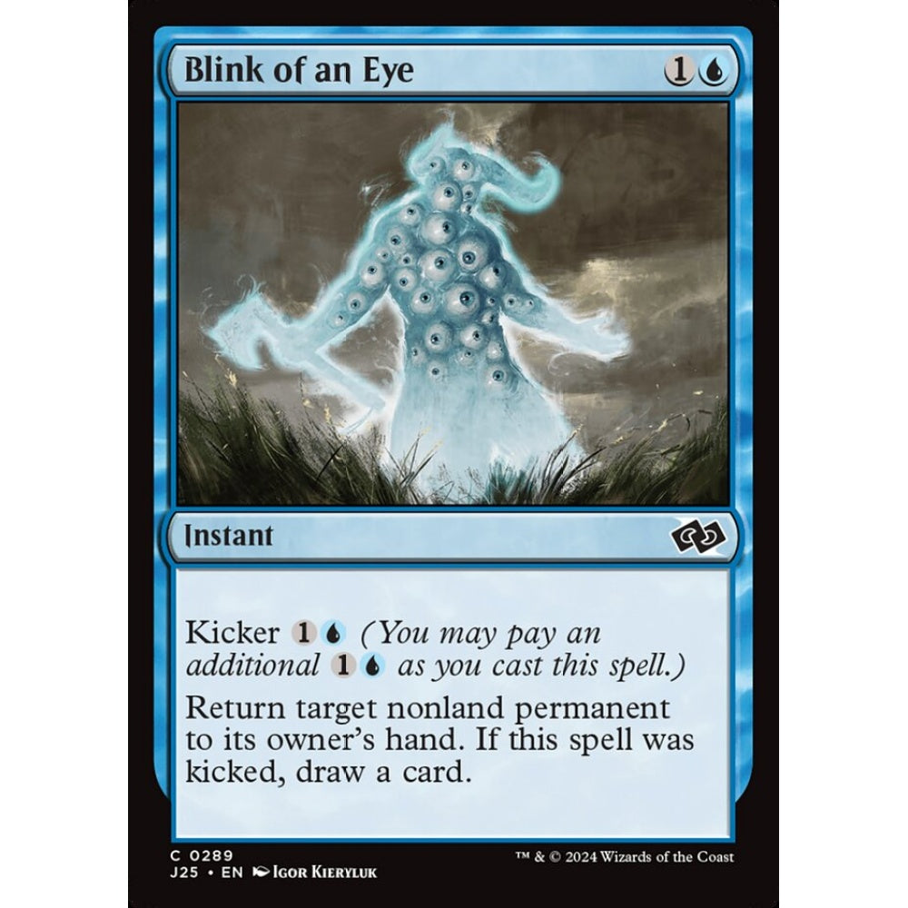 Blink of an Eye, 289, common, Magic: The Gathering, Foundations Jumpstart