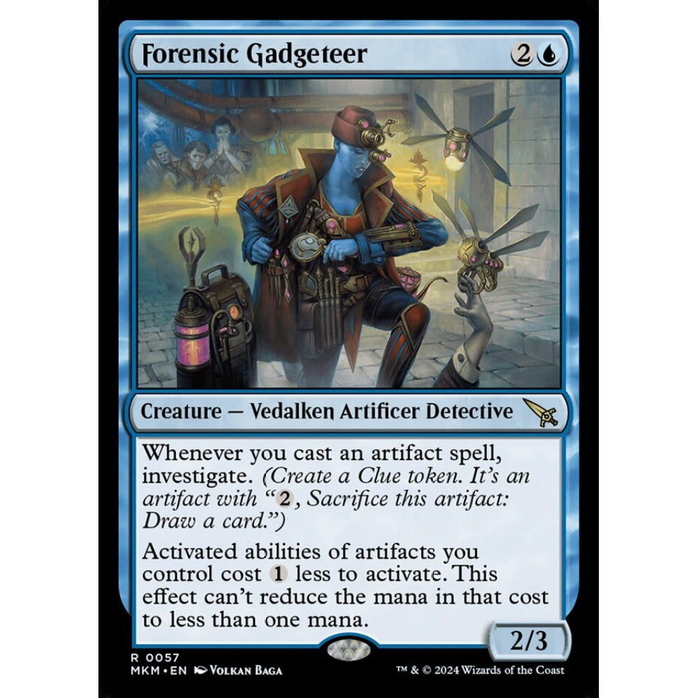 Forensic Gadgeteer rare 57 Magic the Gathering Murders at Karlov Manor