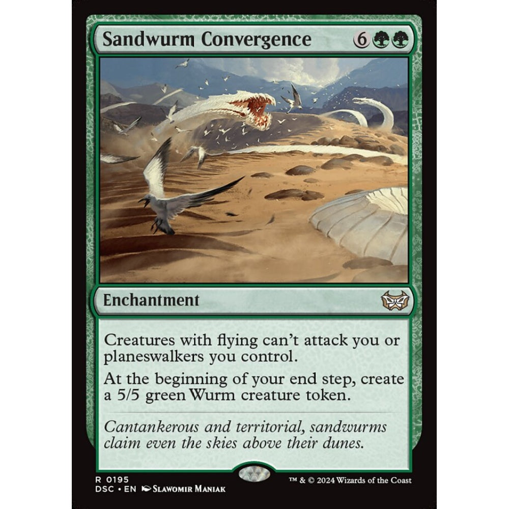 Sandwurm Convergence, 195, rare, Magic: The Gathering, Duskmourn: House of Horror