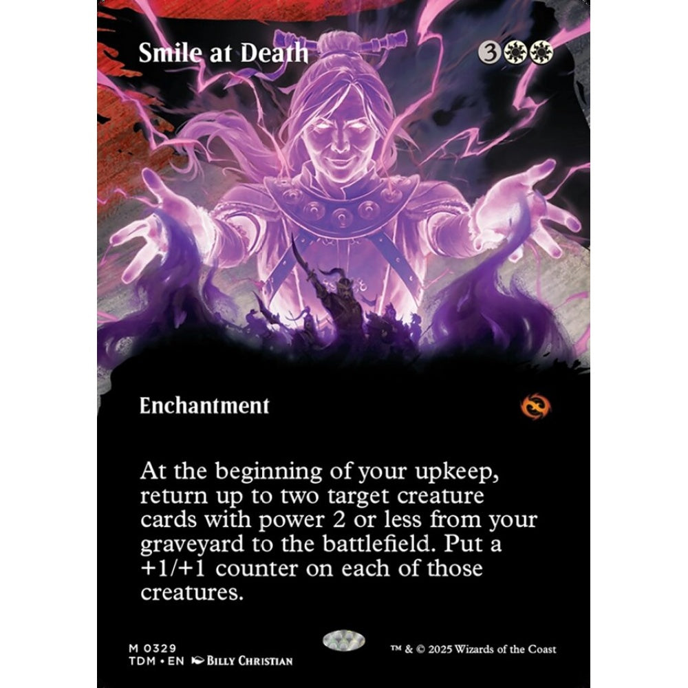 Smile at Death mythic 329 Magic the Gathering Tarkir: Dragonstorm