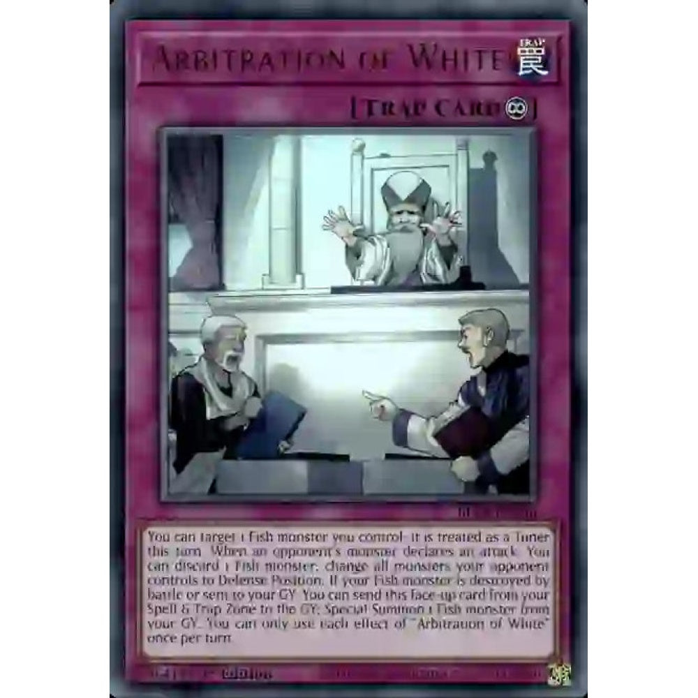 Arbitration of White, BLTR-EN036, Ultra Rare, Yu-Gi-Oh!, Battles of Legend: Terminal Revenge