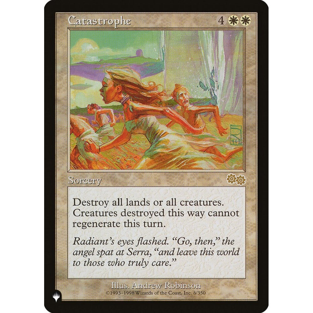 Catastrophe rare USG-6 Magic the Gathering The List