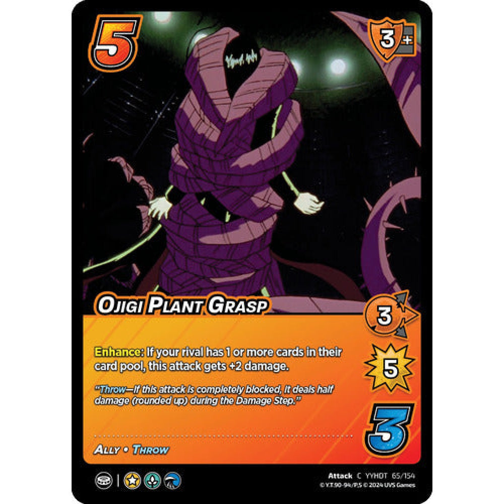 Ojigi Plant Grasp, 65/154, C, UniVersus, Yu Yu Hakusho: Dark Tournament