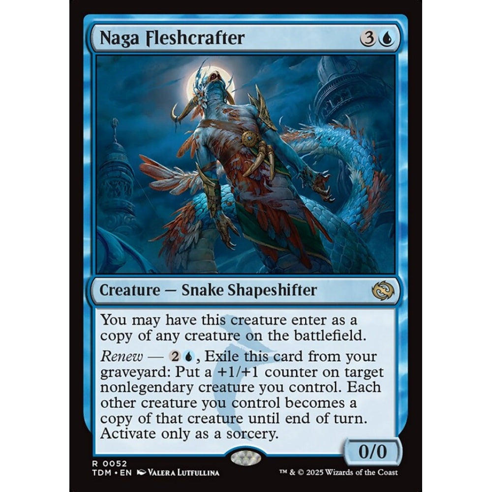 Naga Fleshcrafter rare 52 Magic the Gathering Tarkir: Dragonstorm