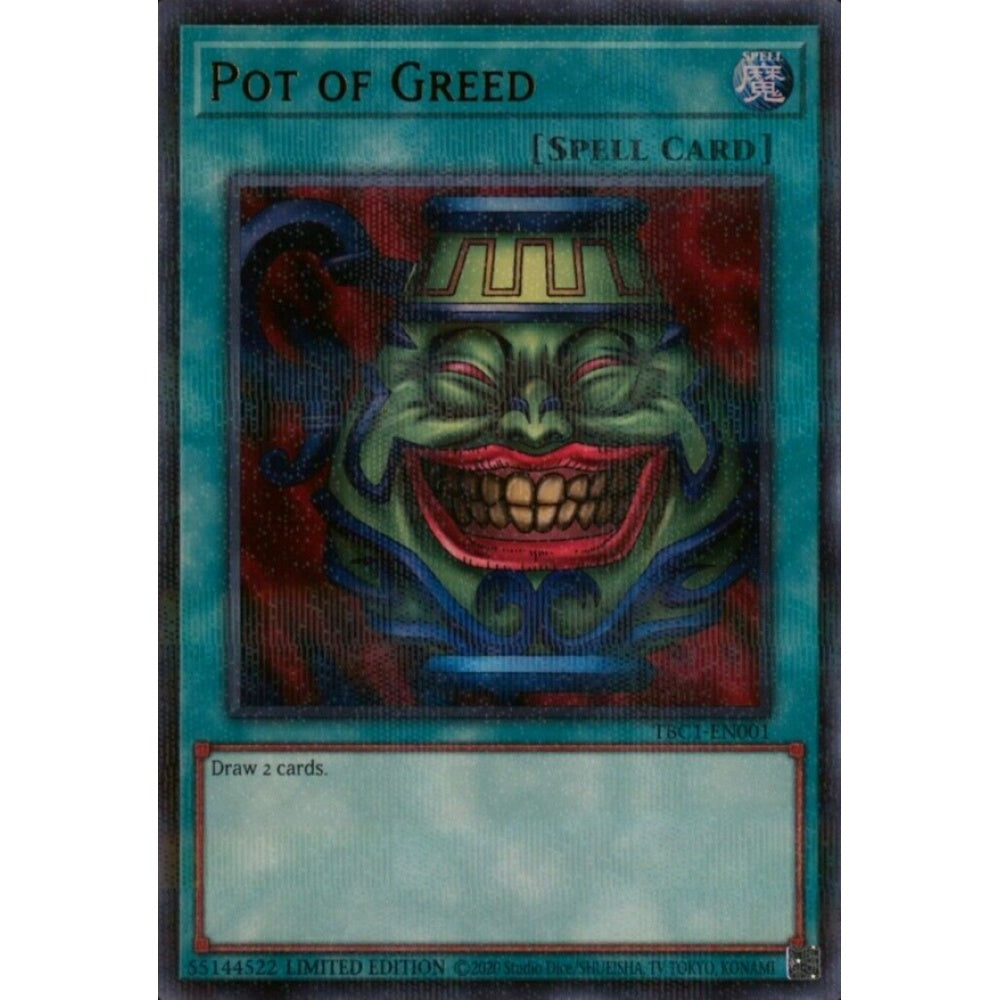Pot of Greed MP25-EN050 Starlight Starlight Rare Yu-Gi-Oh 2025 Mega-Pack Tin in Art