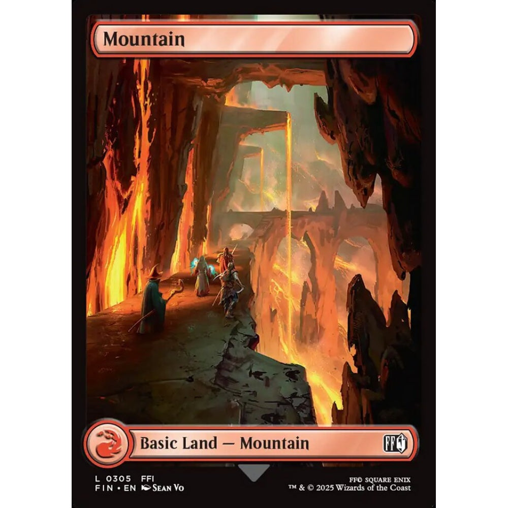 Mountain common 305 Magic the Gathering Final Fantasy